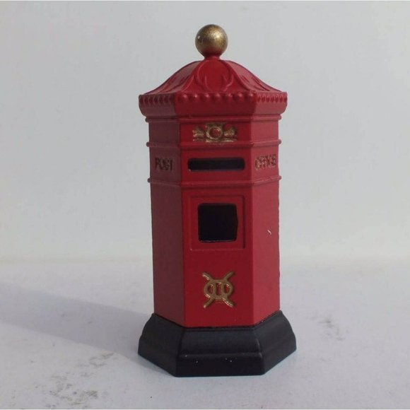 Dept 56 Heritage Village English Post Box Christmas Village Accessory - 1992 - Picture 3 of 9